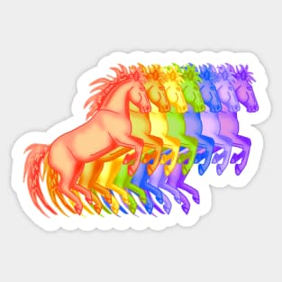 Pride Horse Sticker